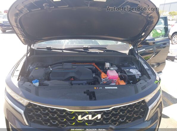 KNDRGDLG5N5124651 2022 KIA SORENTO HYBRID Dark Blue Вид сзади