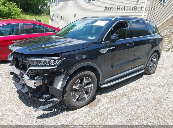 KNDRGDLG6N5106532 2022 KIA SORENTO HYBRID Черный Передняя левая четверть