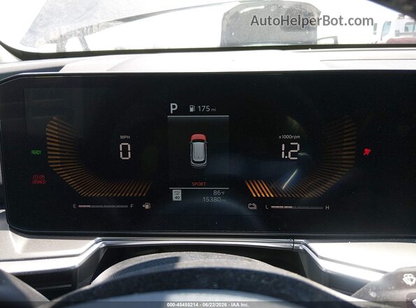 KNDRH4JGXS5397404 2025 KIA SORENTO HYBRID Gray უკანა სავარძლების ხედი