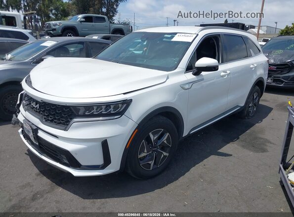 KNDRH4LG1P5175614 2023 KIA SORENTO HYBRID Белый Передняя левая четверть