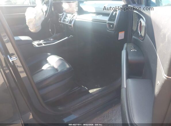 KNDRH4LG4N5085144 2022 KIA SORENTO HYBRID Black Front interior view