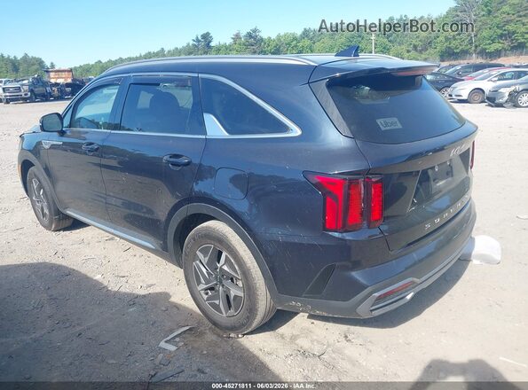 KNDRH4LG4N5085144 2022 KIA SORENTO HYBRID Black Rear left