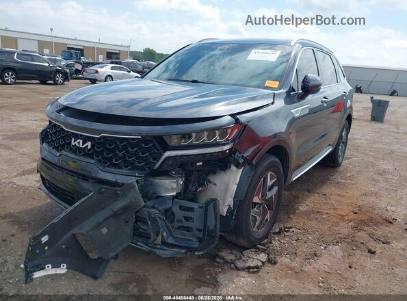 KNDRH4LG6P5187516 2023 KIA SORENTO HYBRID Black Vista tres cuartos delantera izquierda