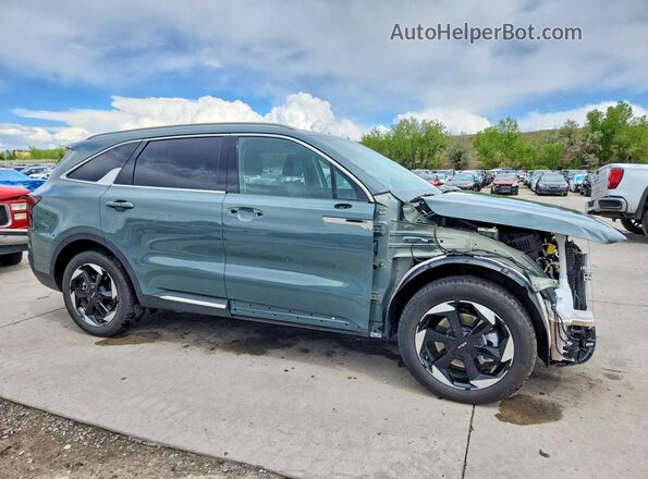 KNDRHDJG8S5318277 2025 KIA SORENTO Зеленый Передняя правая четверть