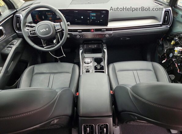 KNDRHDJG8S5318277 2025 KIA SORENTO Зеленый Вид панели приборов