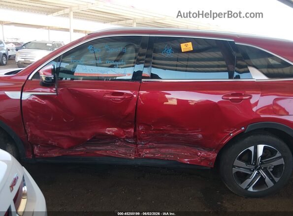 KNDRHDLG0P5204262 2023 KIA SORENTO HYBRID Red Вид задньої частини салону