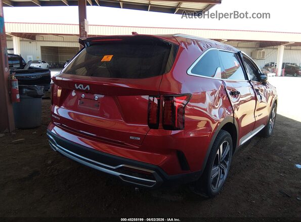 KNDRHDLG0P5204262 2023 KIA SORENTO HYBRID Red Задня права чверть