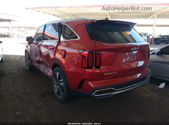 KNDRHDLG0P5204262 2023 KIA SORENTO HYBRID Red Задня ліва чверть