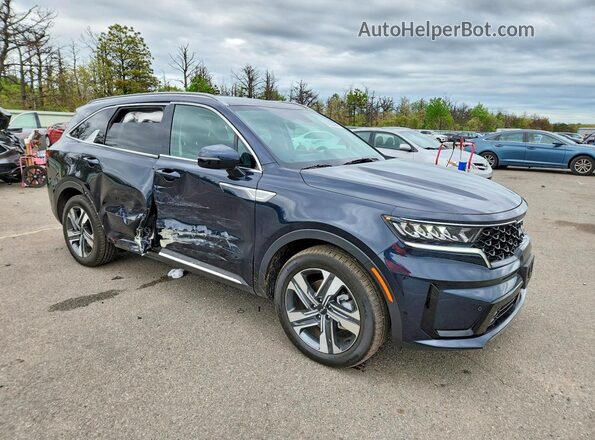 KNDRHDLG0R5236454 2024 KIA SORENTO Blue Առջևի աջ