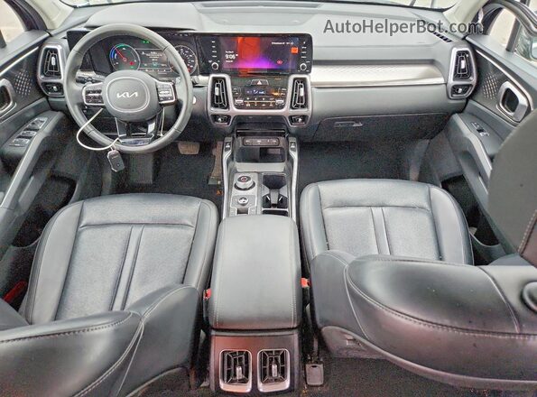 KNDRHDLG0R5236454 2024 KIA SORENTO Blue Առջևի վահանակի տեսք