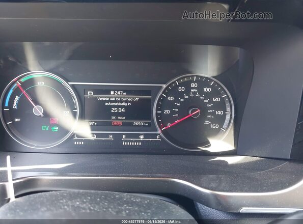 KNDRHDLG1R5259290 2024 KIA SORENTO HYBRID Gray უკანა სავარძლების ხედი