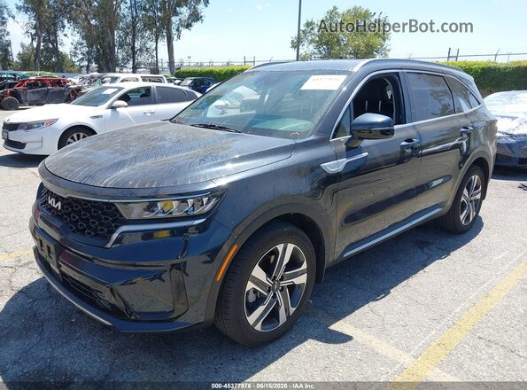 KNDRHDLG1R5259290 2024 KIA SORENTO HYBRID Gray წინა მარცხენა ხედი სამი მეოთხედიდან
