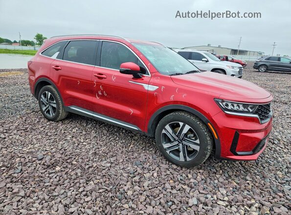 KNDRHDLG3P5213389 2023 KIA SORENTO Red Front right
