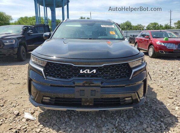 KNDRHDLG4R5248901 2024 KIA SORENTO Black Front view