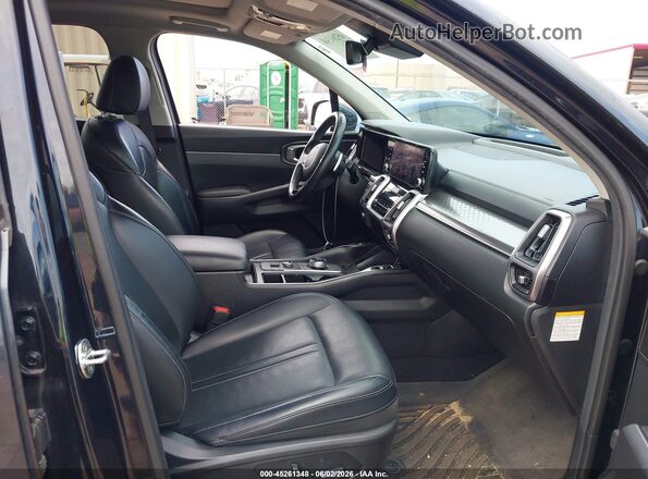 KNDRHDLG5P5138064 2023 KIA SORENTO HYBRID Black Widok wnętrza z przodu