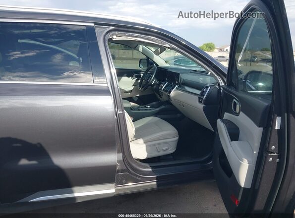 KNDRHDLG6P5172658 2023 KIA SORENTO HYBRID Серый Вид салона спереди