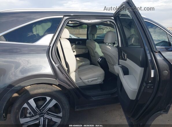 KNDRHDLG6P5172658 2023 KIA SORENTO HYBRID Серый Вид наклейки с VIN-кодом