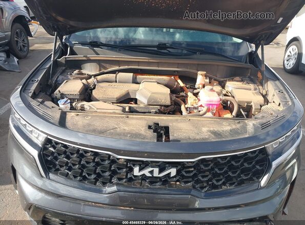 KNDRHDLG6P5172658 2023 KIA SORENTO HYBRID Серый Вид сзади
