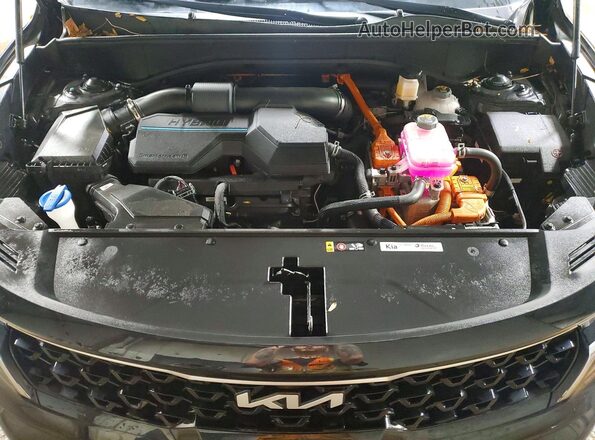 KNDRHDLG7P5206784 2023 KIA SORENTO Black Вид задньої частини салону