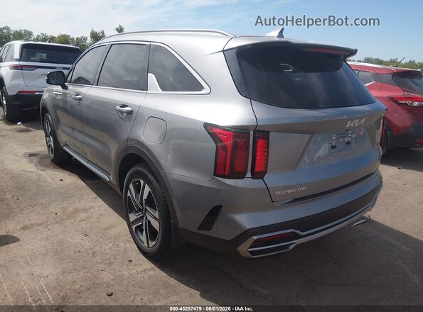 KNDRHDLG8P5171172 2023 KIA SORENTO HYBRID Серебряный Задняя левая четверть
