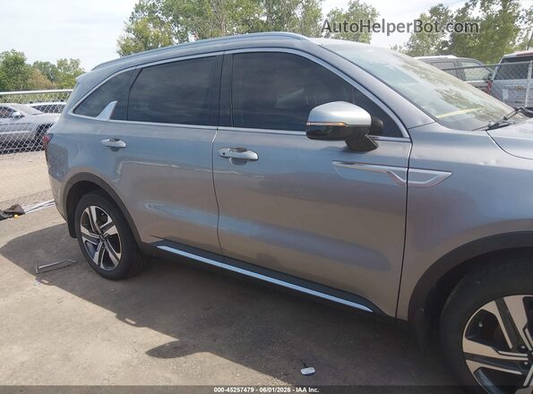 KNDRHDLG8P5171172 2023 KIA SORENTO HYBRID Серебряный Вид задней части салона