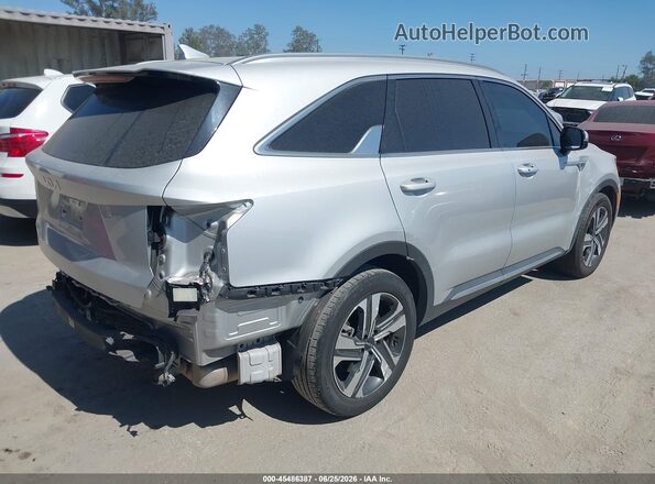 KNDRHDLG9P5191995 2023 KIA SORENTO HYBRID Silver Rear right