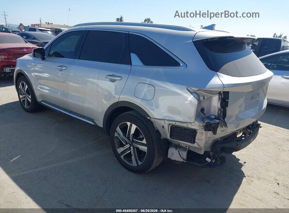 KNDRHDLG9P5191995 2023 KIA SORENTO HYBRID Silver Rear left