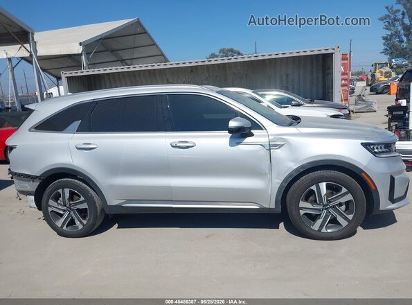 KNDRHDLG9P5191995 2023 KIA SORENTO HYBRID Silver 360 interior view