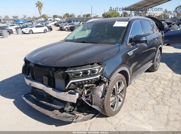 KNDRJDLH4N5069331 2022 KIA SORENTO PLUG-IN HYBRID Dark Blue Front left
