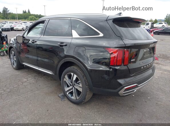 KNDRJDLH8N5122550 2022 KIA SORENTO PLUG-IN HYBRID Black უკანა მარცხენა