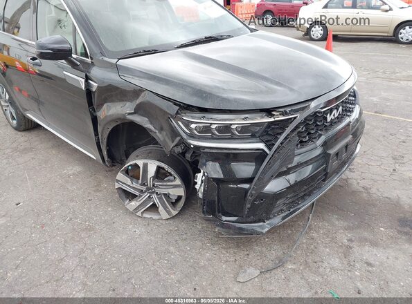 KNDRJDLH8N5122550 2022 KIA SORENTO PLUG-IN HYBRID Black წინა ხედი