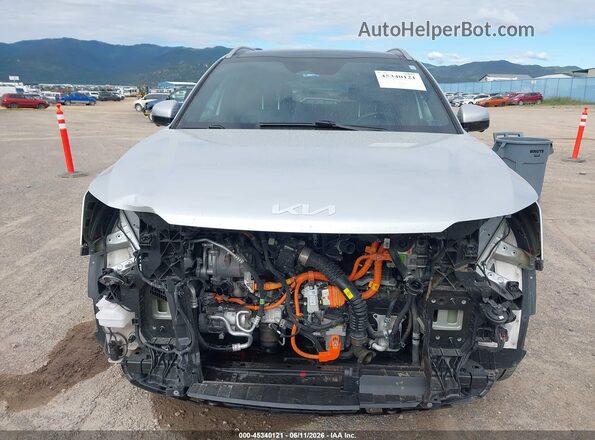 KNDRKDJG5S5289385 2025 KIA SORENTO HYBRID Silver Սալոնի հետևի տեսք