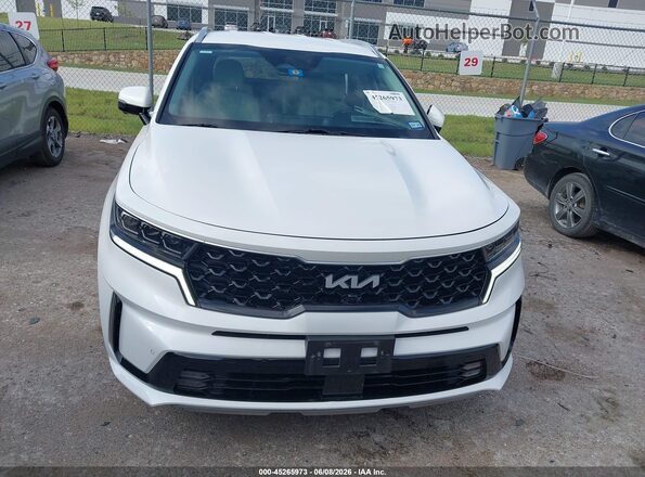 KNDRKDLG3P5226046 2023 KIA SORENTO HYBRID White ხელსაწყოთა პანელის ხედი