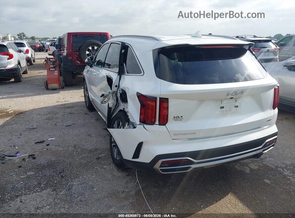 KNDRKDLG3P5226046 2023 KIA SORENTO HYBRID White უკანა მარცხენა