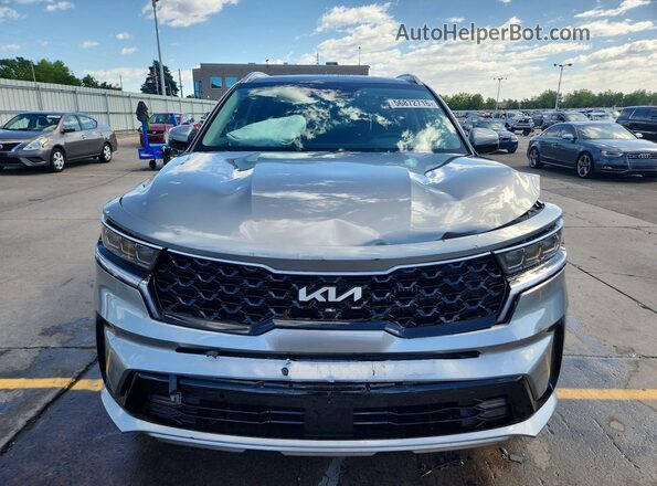 KNDRKDLG3R5247482 2024 KIA SORENTO Silver Widok z przodu