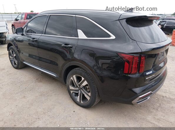 KNDRMDLG4P5140738 2023 KIA SORENTO HYBRID Черный Задняя левая четверть