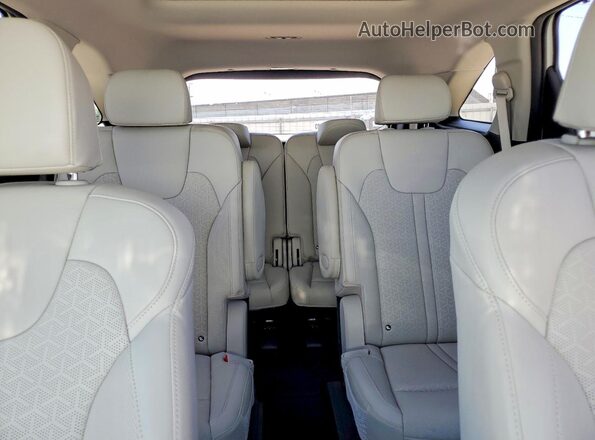 KNDRMDLH2P5217552 2023 KIA SORENTO White Rear seats view
