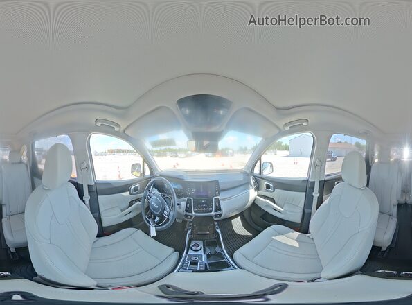 KNDRMDLH2P5217552 2023 KIA SORENTO White 360 interior view
