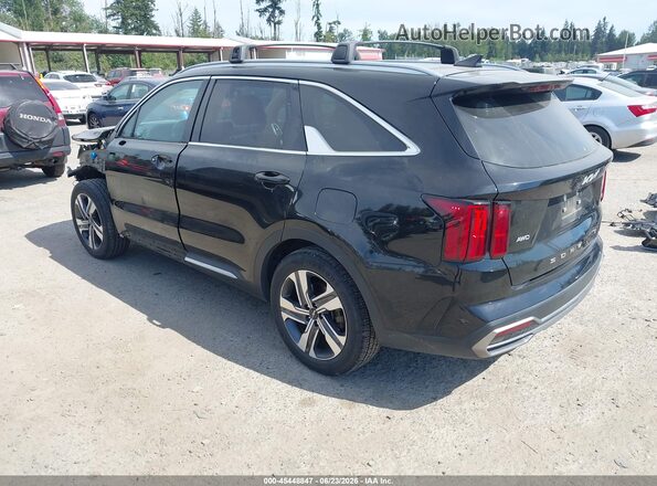 KNDRMDLHXN5087680 2022 KIA SORENTO PLUG-IN HYBRID Black Задня ліва чверть