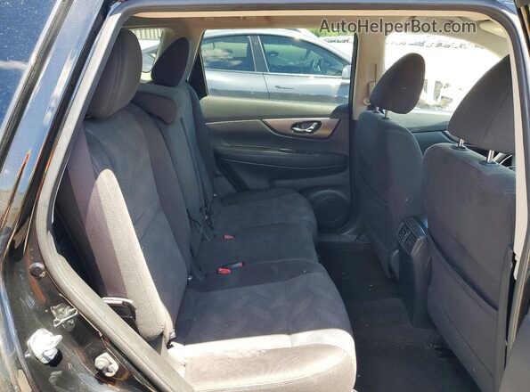 KNMAT2MT0GP594974 2016 NISSAN ROGUE Black Rear interior view