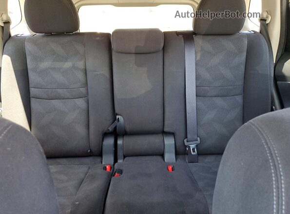 KNMAT2MT0GP594974 2016 NISSAN ROGUE Black Rear seats view