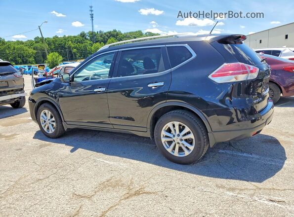 KNMAT2MT0GP594974 2016 NISSAN ROGUE Black Rear left