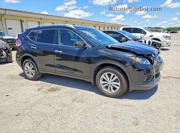 KNMAT2MT0GP594974 2016 NISSAN ROGUE Black Front right