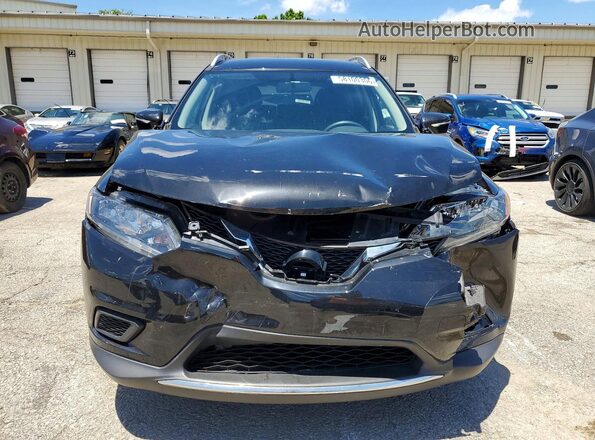 KNMAT2MT0GP594974 2016 NISSAN ROGUE Black Front view