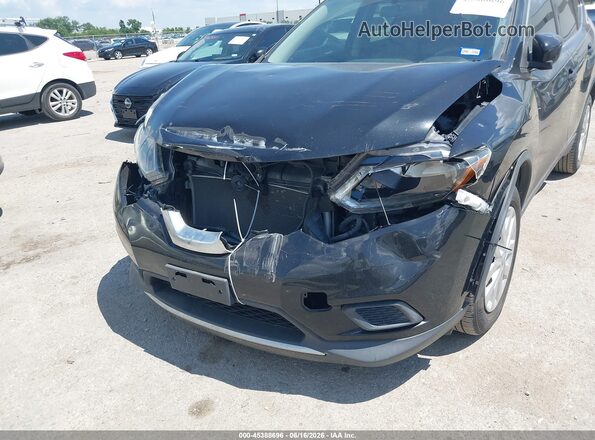 KNMAT2MT0GP608565 2016 NISSAN ROGUE Черный Вид спереди