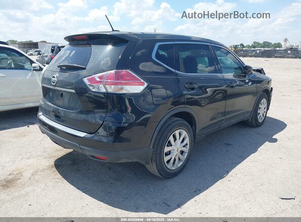 KNMAT2MT0GP608565 2016 NISSAN ROGUE Черный Задняя правая четверть