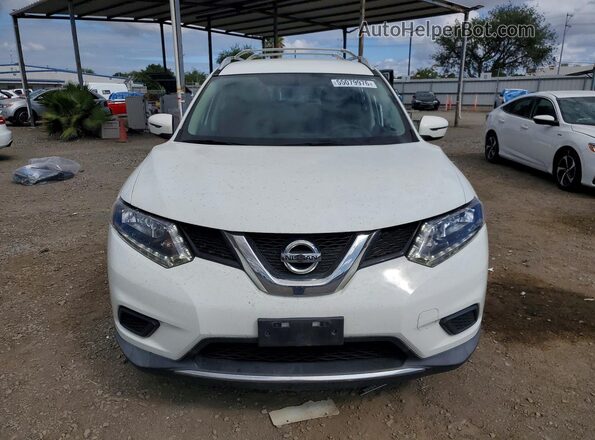 KNMAT2MT0GP617735 2016 NISSAN ROGUE White წინა ხედი