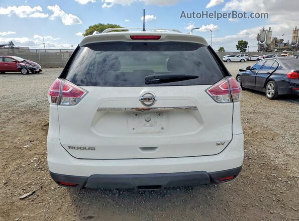KNMAT2MT0GP617735 2016 NISSAN ROGUE White უკანა ხედი