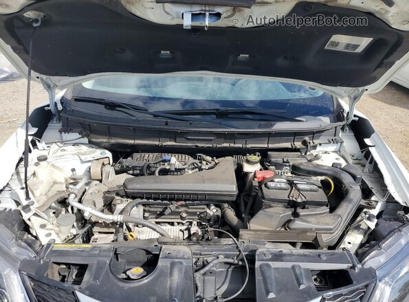 KNMAT2MT0GP617735 2016 NISSAN ROGUE White ძრავის განყოფილების ხედი