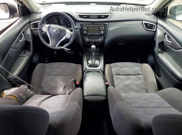 KNMAT2MT0GP617735 2016 NISSAN ROGUE White წინა პანელის ხედი